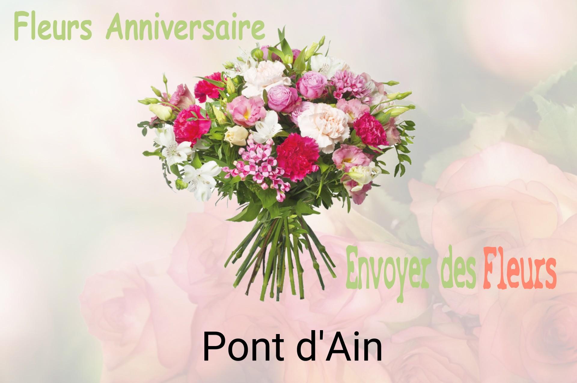 Bouquet de fleurs d’anniversaire livré à Pont-d'Ain